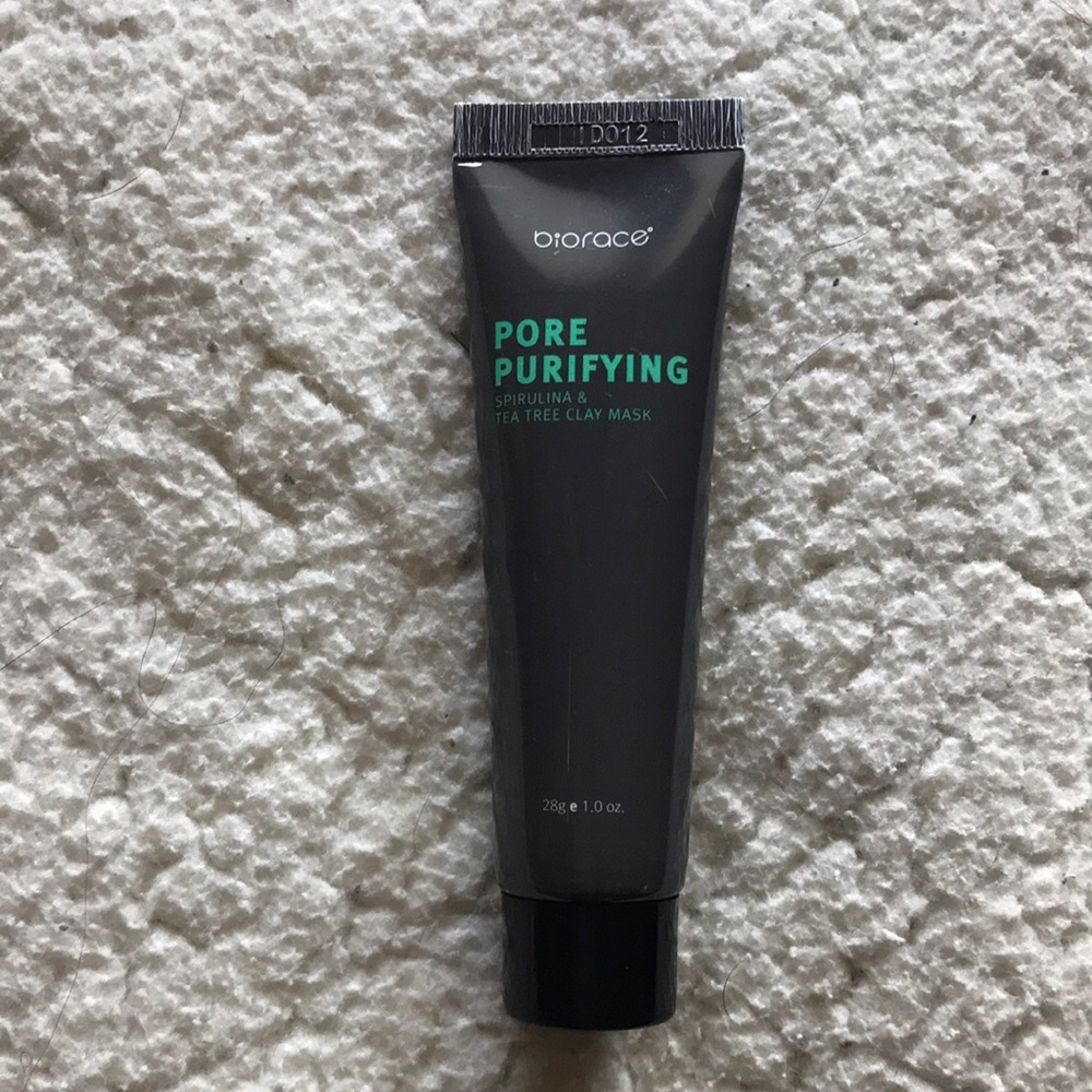 New/sealed | Biorace | Pore Purifying Spirulina & Tea Tree Clay Mask 1 oz